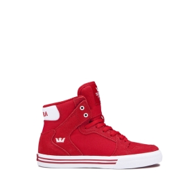 Supra Kids VAIDER Formula One/White/white High Top Shoes | CA-36150